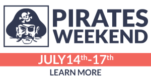 Pirates Weekend July 14-17